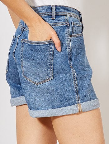 Short mom en jean - Kiabi