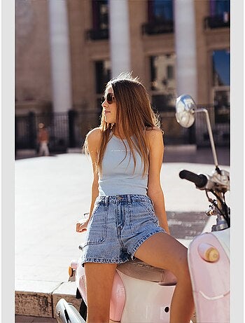 Short MONTICEL en jeans 'Le Temps Des Cerises'