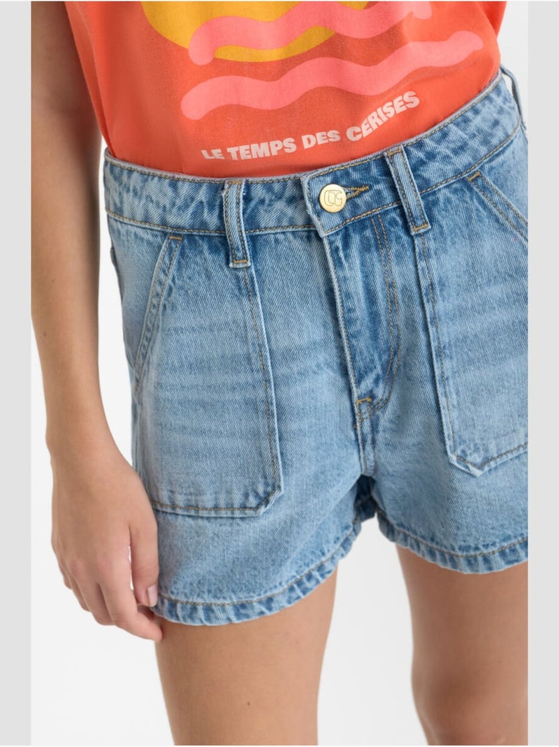 Short MONTICEL en jeans 'Le Temps Des Cerises' Bleu - Kiabi