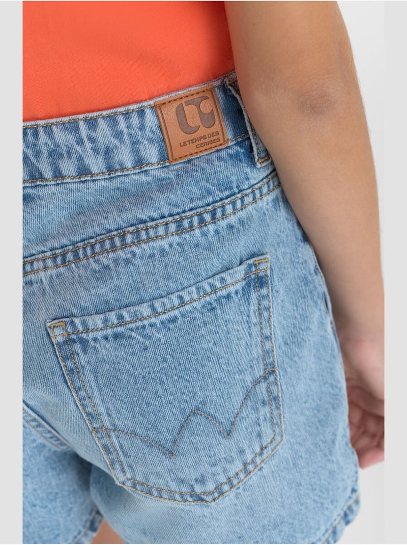 Short MONTICEL en jeans 'Le Temps Des Cerises' Bleu - Kiabi