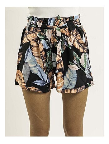 Short motifs avec ceinture nouée XULLIA