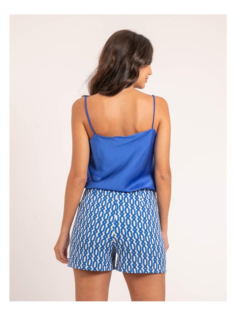 Short motifs XOUTY Bleu - Kiabi