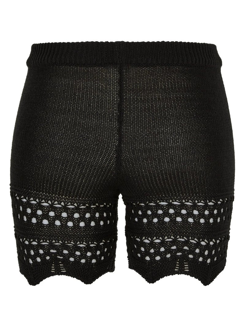 Short motif/style crochet - urban classics Noir - Kiabi