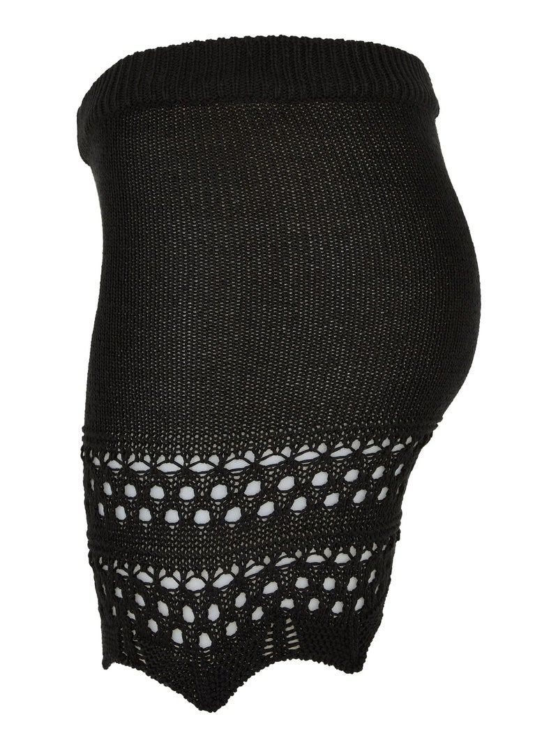 Short motif/style crochet - urban classics Noir - Kiabi