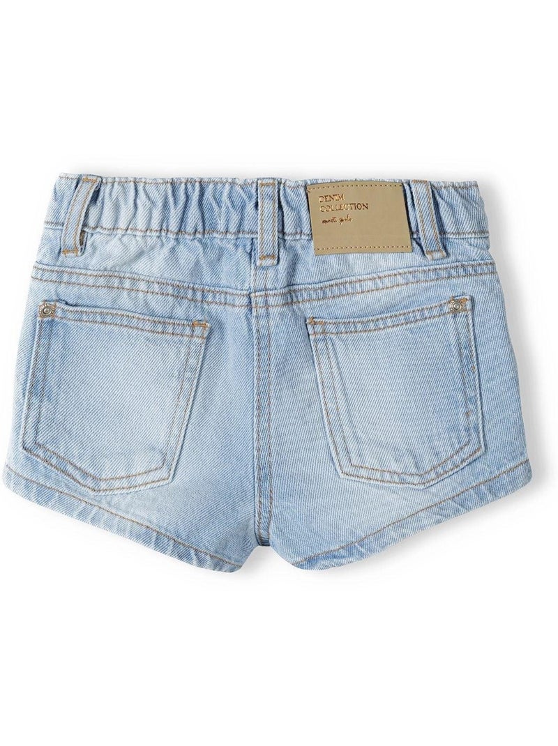 Short motif/style délavé à l´acide - minoti Bleu clair - Kiabi