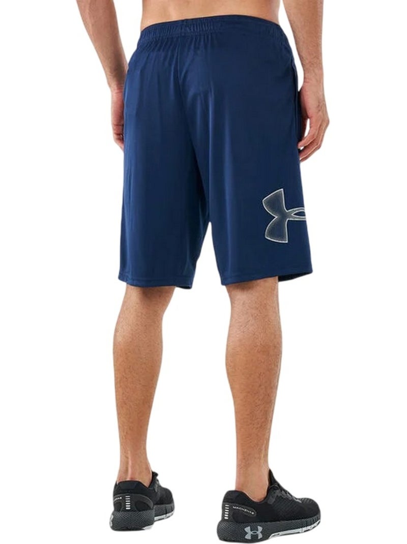 Short motif/style graphique tech - sous armure Bleu marine - Kiabi