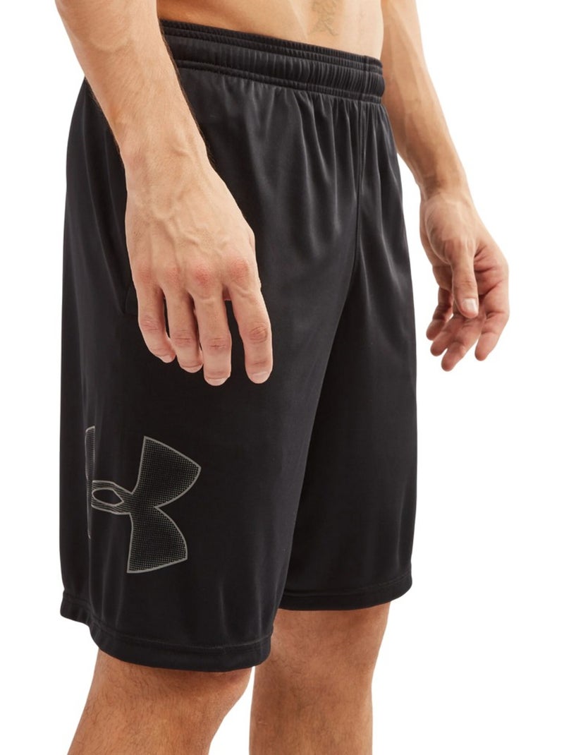 Short motif/style graphique tech - sous armure Noir - Kiabi