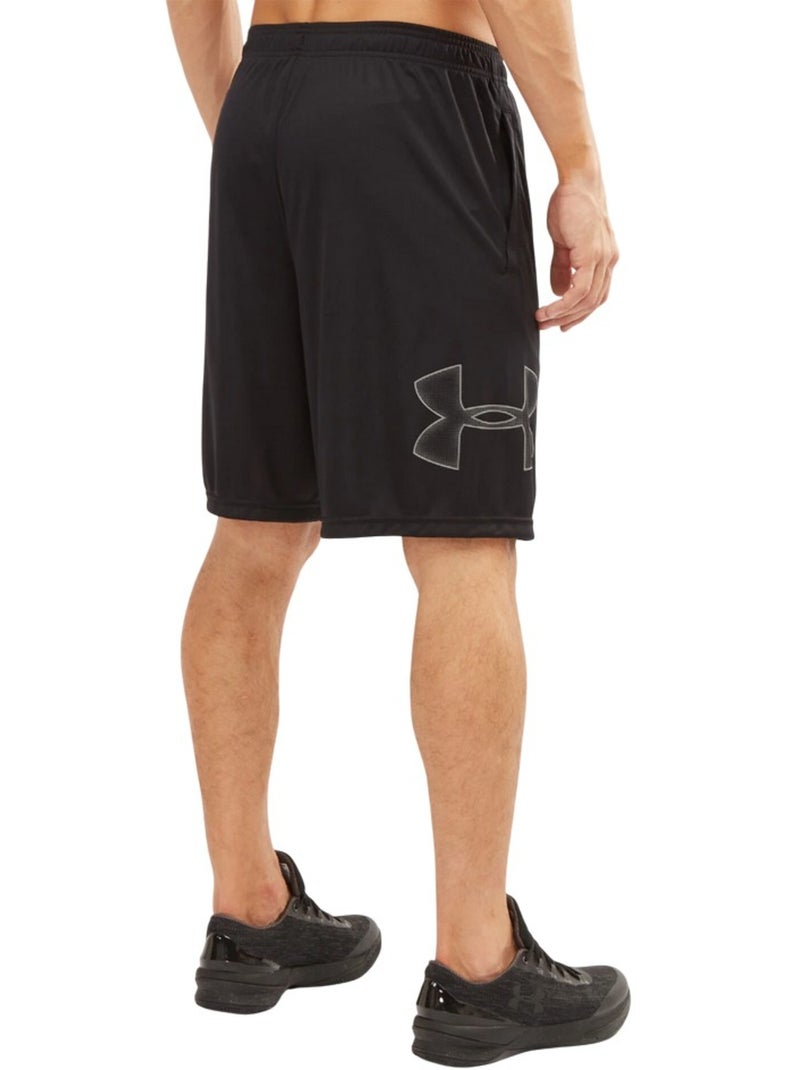 Short motif/style graphique tech - sous armure Noir - Kiabi