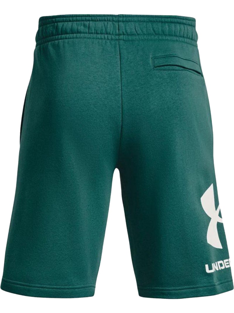 Short motif/style gros logo rival - sous armure Vert - Kiabi