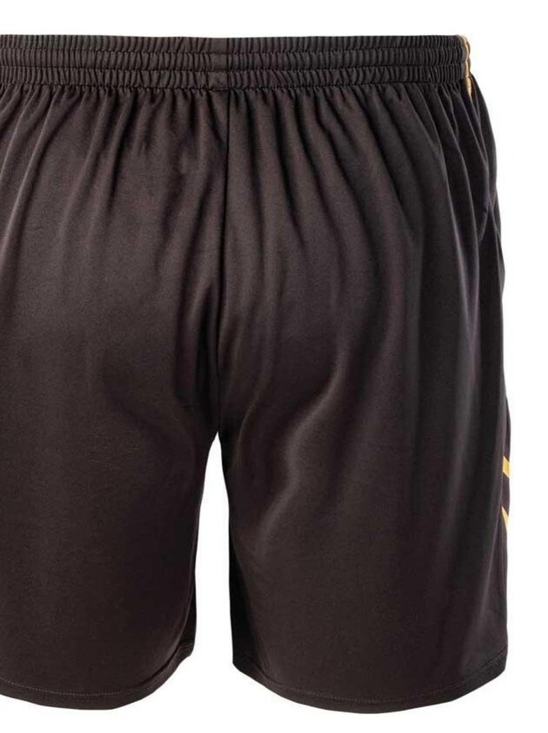 Short motif/style logo dunkey - huari Noir Jaune - Kiabi