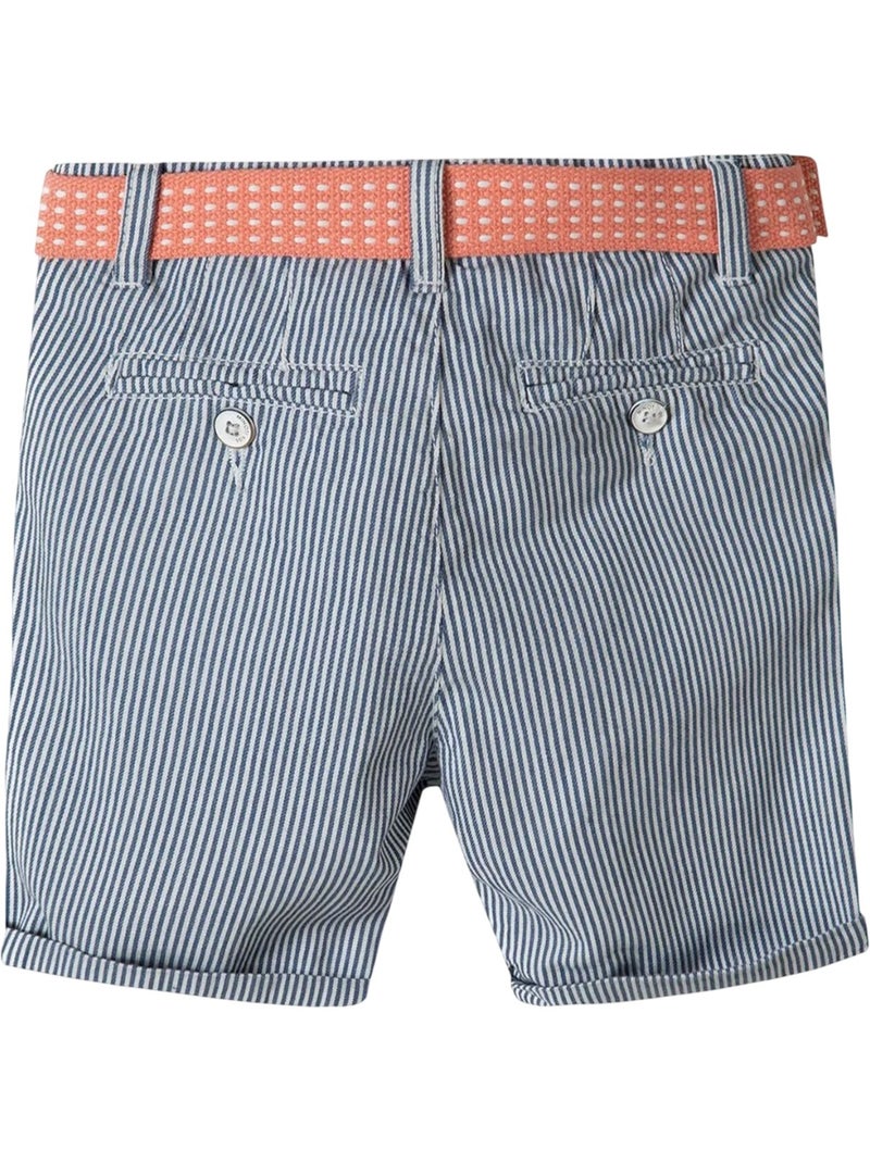 Short motif/style rayé - minoti Bleu - Kiabi