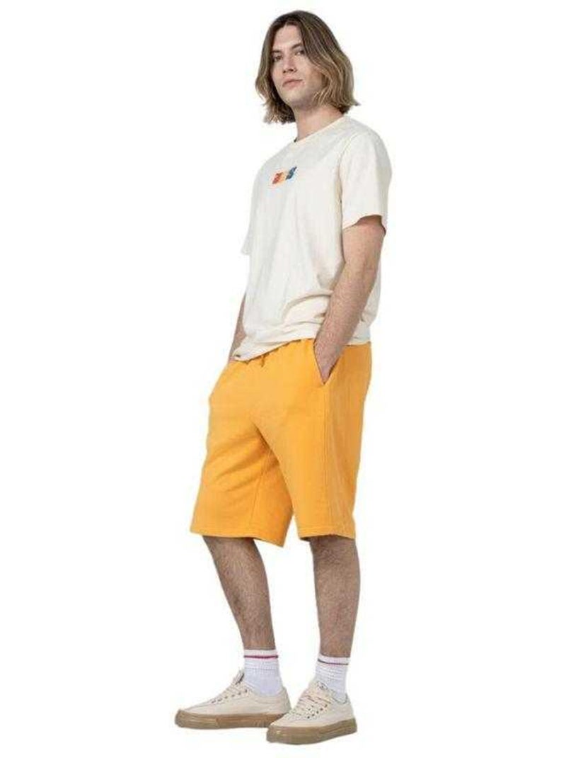 Short motif/style uni - outhorn Jaune - Kiabi