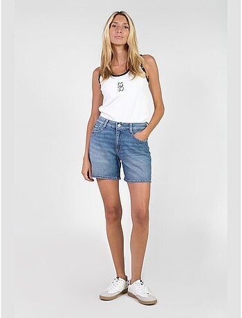 Short MUDA en jeans 'Le Temps Des Cerises'