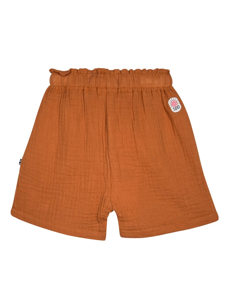 SHORT NANY LES GRANDS DE SUCRE D'ORGE Beige - Kiabi