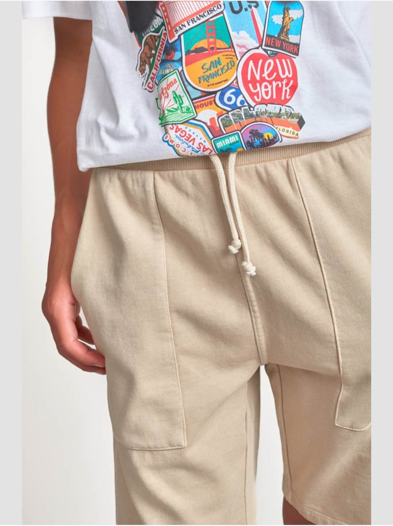 Short narcibo 'le temps des cerises' Marron - Kiabi