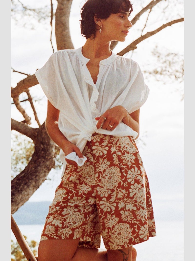 Short NEOTINE 'Le Temps Des Cerises' Blanc - Kiabi
