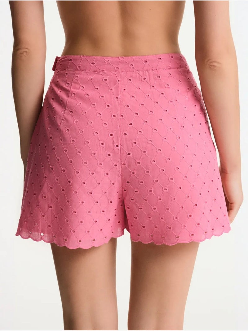 Short oriana penti Rose fluo/Solinotes - Kiabi