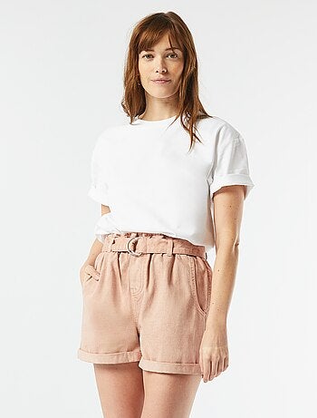 Short Paperbag avec ceinture