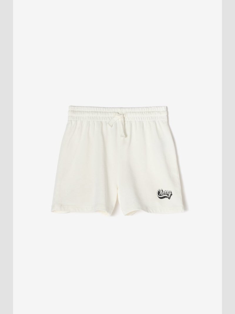 Short PARGI 'Le Temps Des Cerises' Blanc - Kiabi