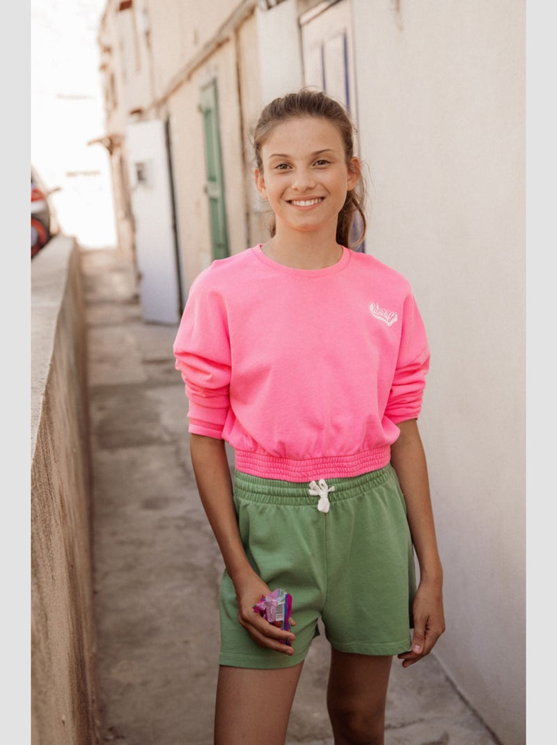 Short PARGI 'Le Temps Des Cerises' Vert - Kiabi