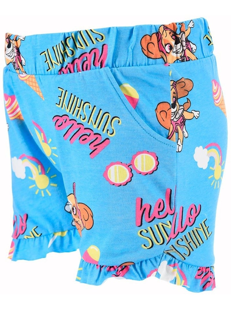 Short Pat Patrouille Fille | Licence Officielle Bleu - Kiabi