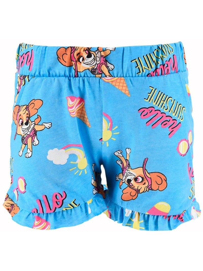 Short Pat Patrouille Fille | Licence Officielle Bleu - Kiabi