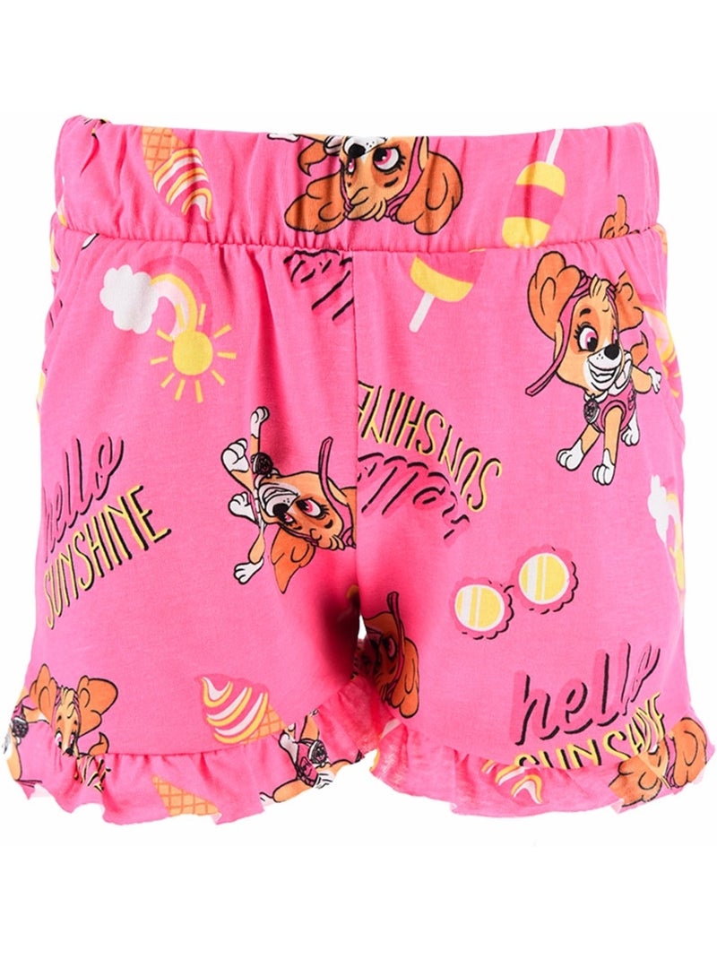Short Pat Patrouille Fille | Licence Officielle Rose - Kiabi