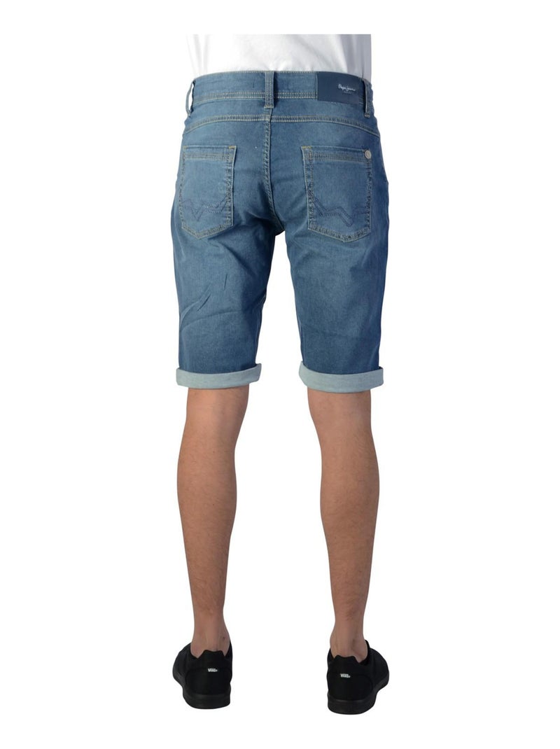 Short Pepe Jeans Enfant Snippet Runner Bleu - Kiabi