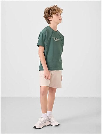 Short pour jeune coupe régulière taille mi-haute tommy