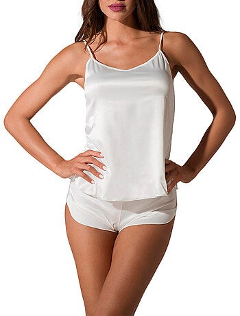 Short prestige satin