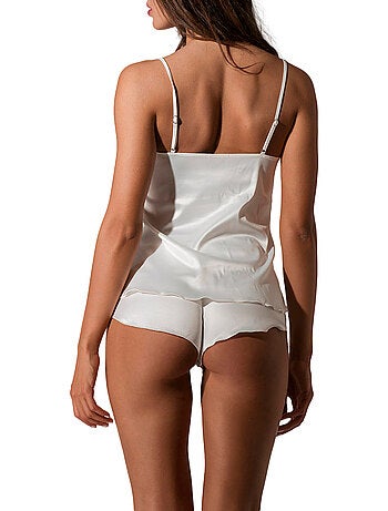 Short prestige satin