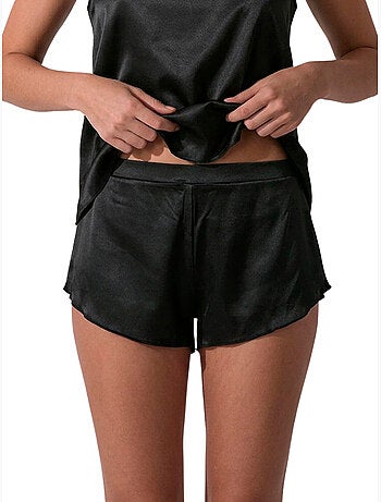 Short prestige satin
