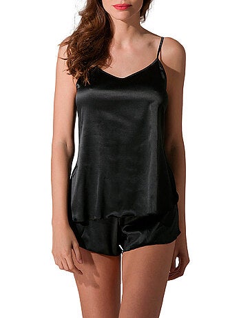 Short prestige satin