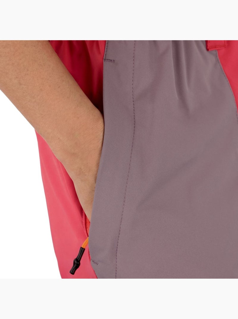 Short randonnée déperlant femme randonnée femme solara-w Rose - Kiabi
