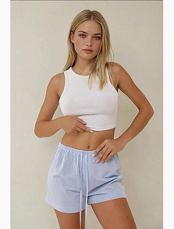 Short rayé coupe décontractée hiccup