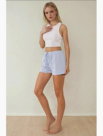 Short rayé coupe décontractée hiccup