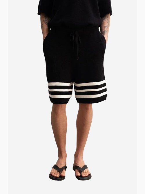 Short rayé en maille pour homme avec taille à cordon giesto - Kiabi Short rayé en maille pour homme avec taille à cordon giesto - Kiabi