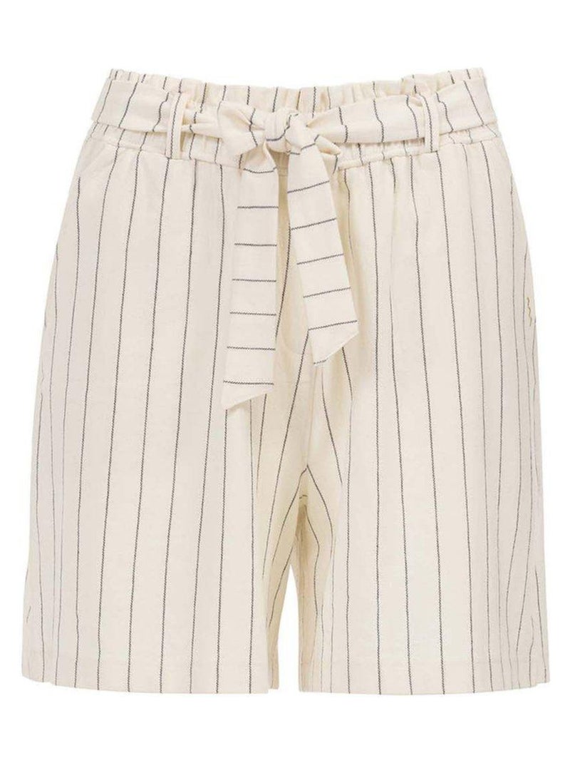 Short rayé multicolore Femme - Terre de Marins Beige - Kiabi