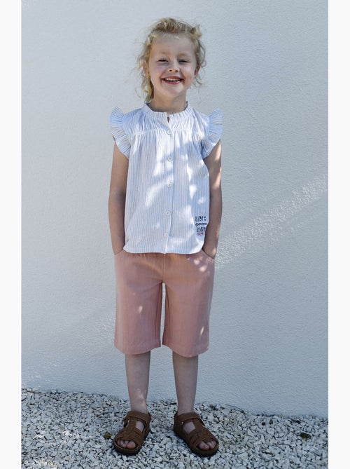 Short Raymonde en toile sergée - Kiabi