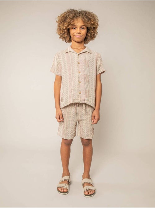 Short regular garçon en coton 'Deeluxe' - Kiabi