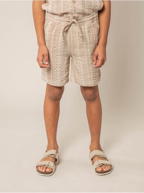 Short regular garçon en coton 'Deeluxe' - Kiabi