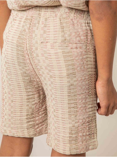 Short regular garçon en coton 'Deeluxe' - Kiabi
