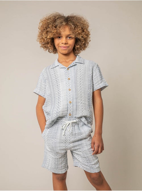 Short regular garçon en coton 'Deeluxe' - Kiabi