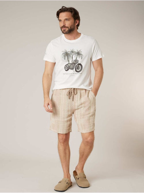 Short régular homme en 100% coton 'Deeluxe' - Kiabi