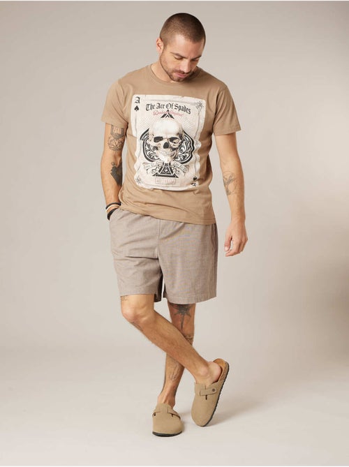 Short relaxed homme coton 'Deeluxe' - Kiabi