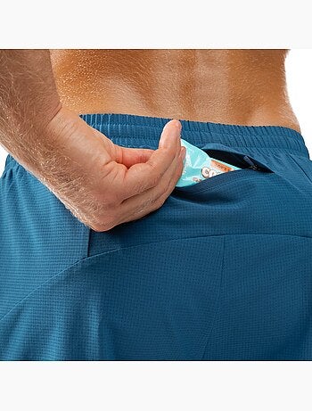Short running double couche homme fitness homme admix