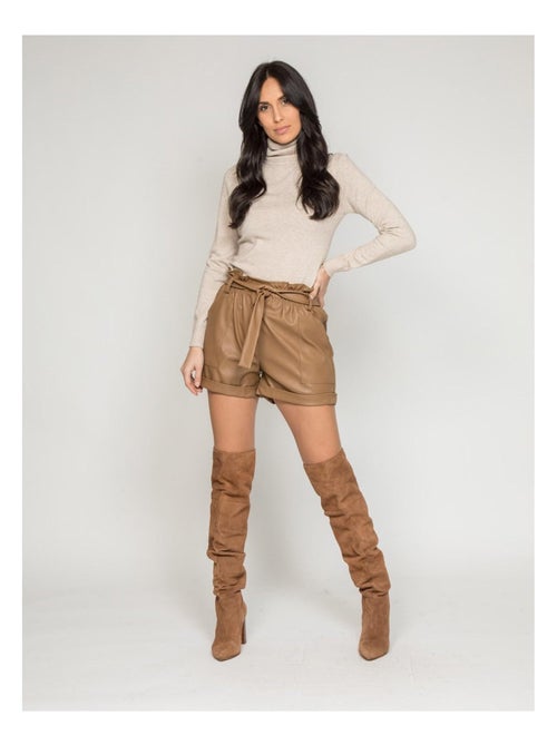 Short similicuir XATEN - Kiabi