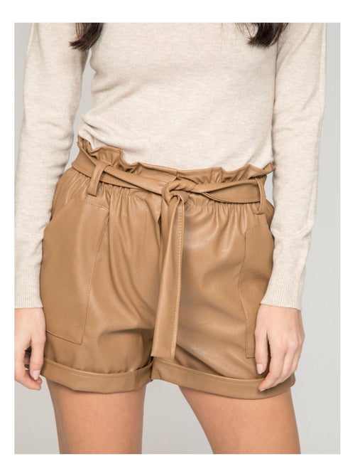 Short similicuir XATEN - Kiabi