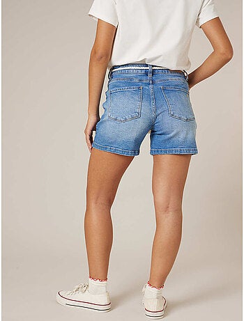 Short slim femme en jean 'Deeluxe'