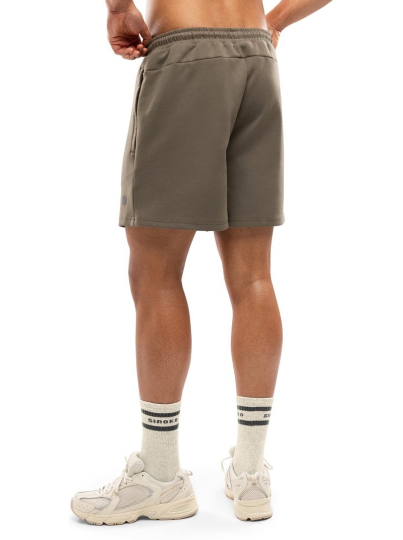 Short sport en coton homme fitness homme titan Vert - Kiabi